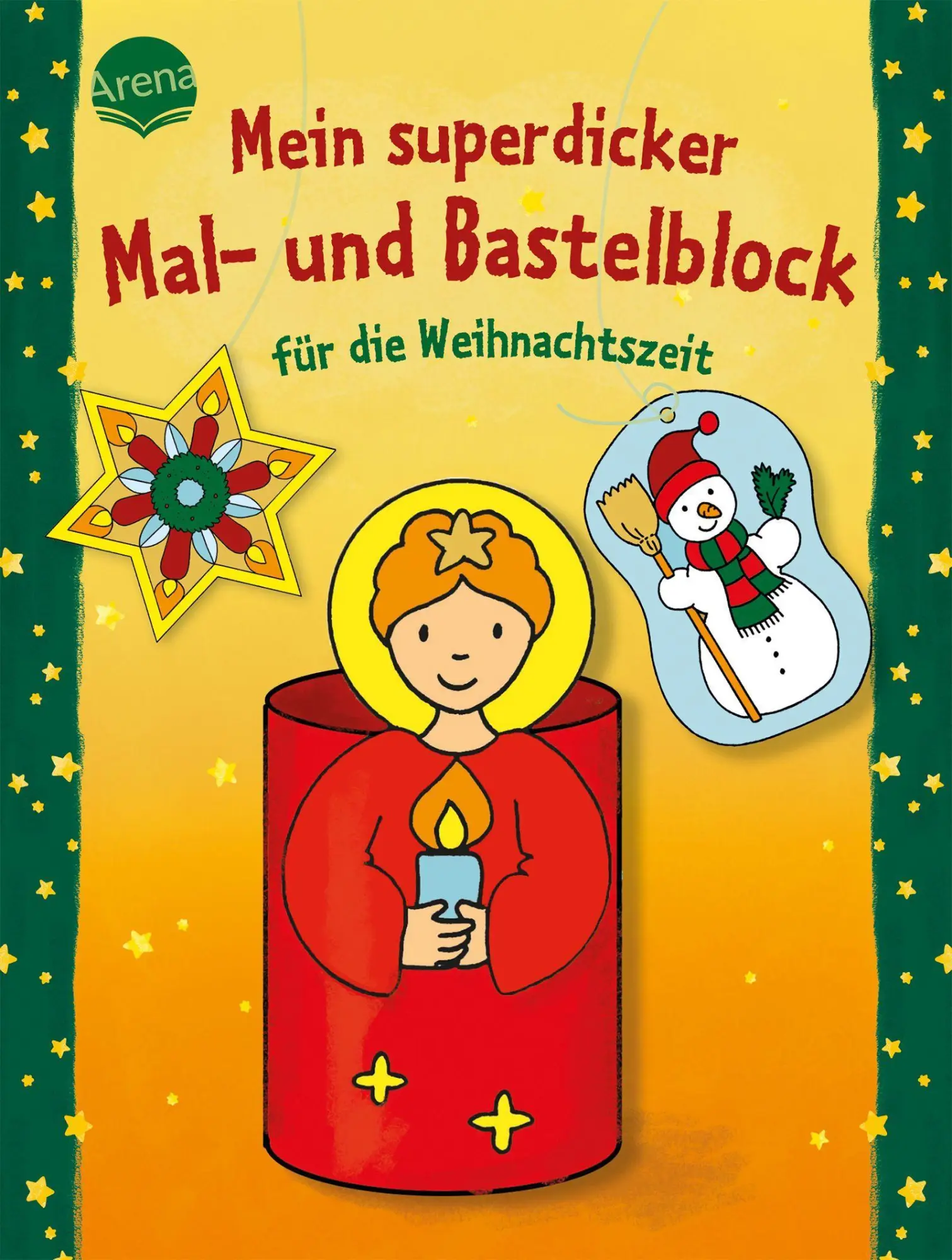 Cover: 9783401719160 | Mein superdicker Mal- und Bastelblock für die Weihnachtszeit | Buch