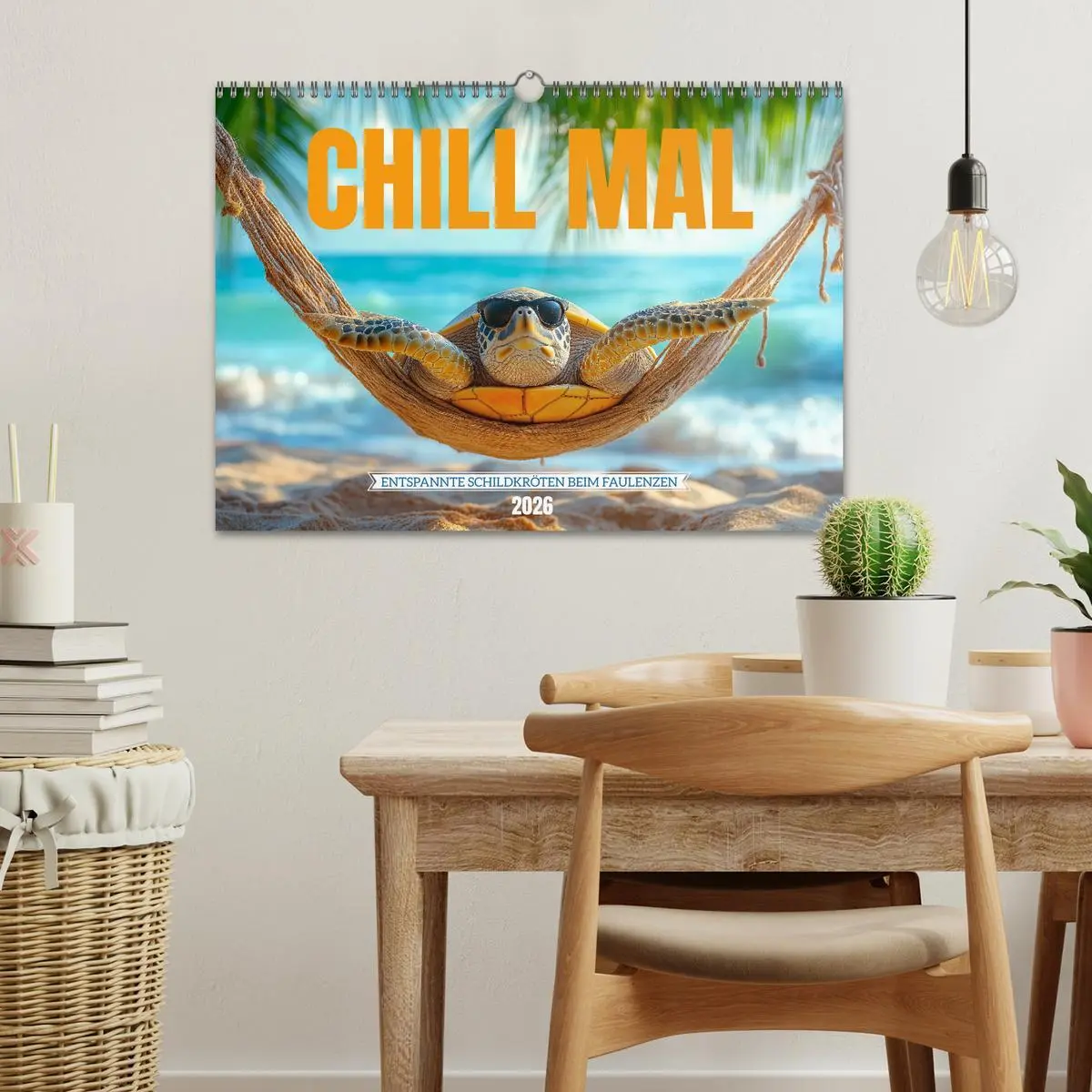Bild: 9783457329160 | CHILL MAL - Entspannte Schildkröten beim Faulenzen (Wandkalender...