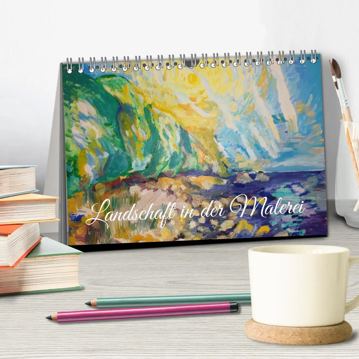 Bild: 9783457709160 | Landschaft in der Malerei: Ein Kunstkalender (Tischkalender 2026...