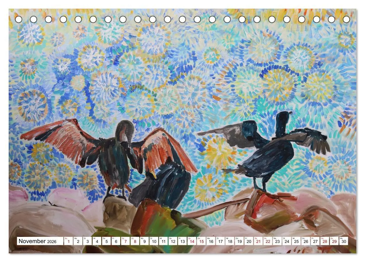 Bild: 9783457709160 | Landschaft in der Malerei: Ein Kunstkalender (Tischkalender 2026...