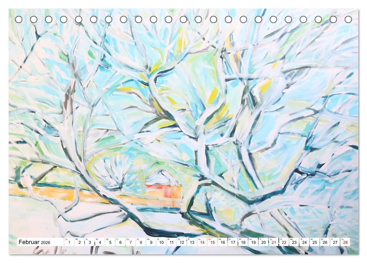 Bild: 9783457709160 | Landschaft in der Malerei: Ein Kunstkalender (Tischkalender 2026...