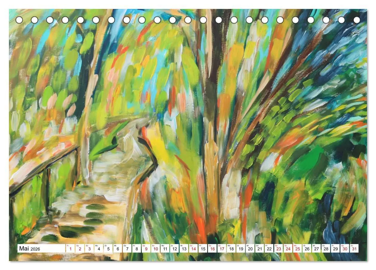 Bild: 9783457709160 | Landschaft in der Malerei: Ein Kunstkalender (Tischkalender 2026...