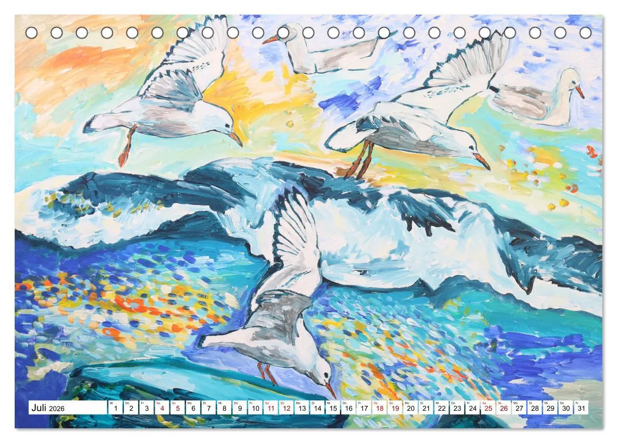 Bild: 9783457709160 | Landschaft in der Malerei: Ein Kunstkalender (Tischkalender 2026...