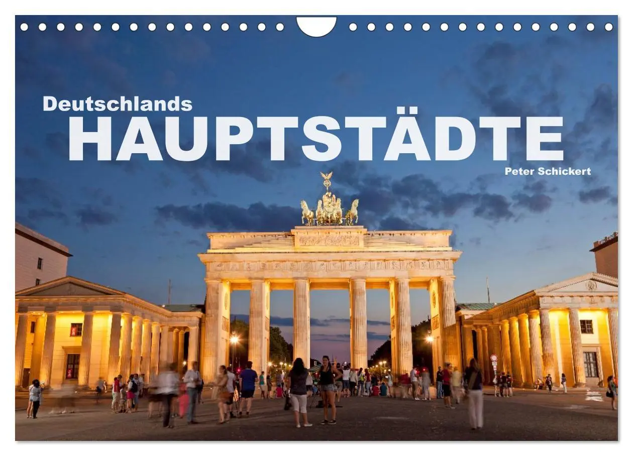 Cover: 9783516039160 | Deutschlands Hauptstädte (Wandkalender 2026 DIN A4 quer), CALVENDO...