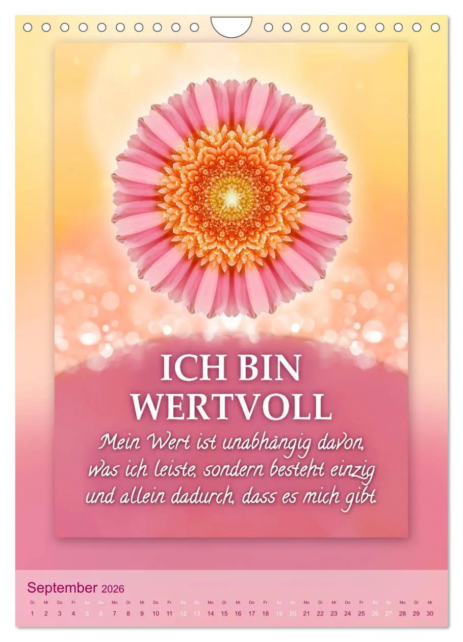 Bild: 9783516419160 | ICH BIN Licht und Liebe - Kalender (Wandkalender 2026 DIN A4 hoch),...