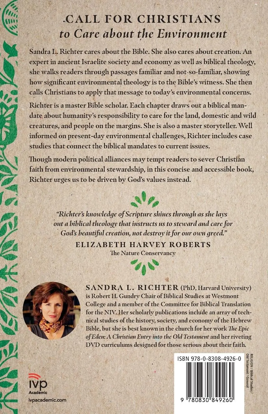 Rückseite: 9780830849260 | Stewards of Eden | Sandra L. Richter | Taschenbuch | Englisch | 2020