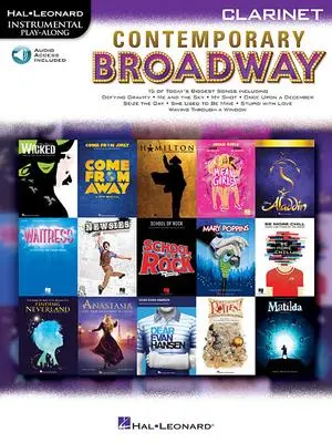 Cover: 9781540059260 | Contemporary Broadway | Instrumental Play-Along for Clarinet | Buch