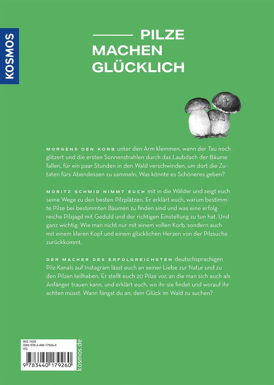 Rückseite: 9783440179260 | Mushroom Fever | Moritz Schmid | Taschenbuch | 208 S. | Deutsch | 2024