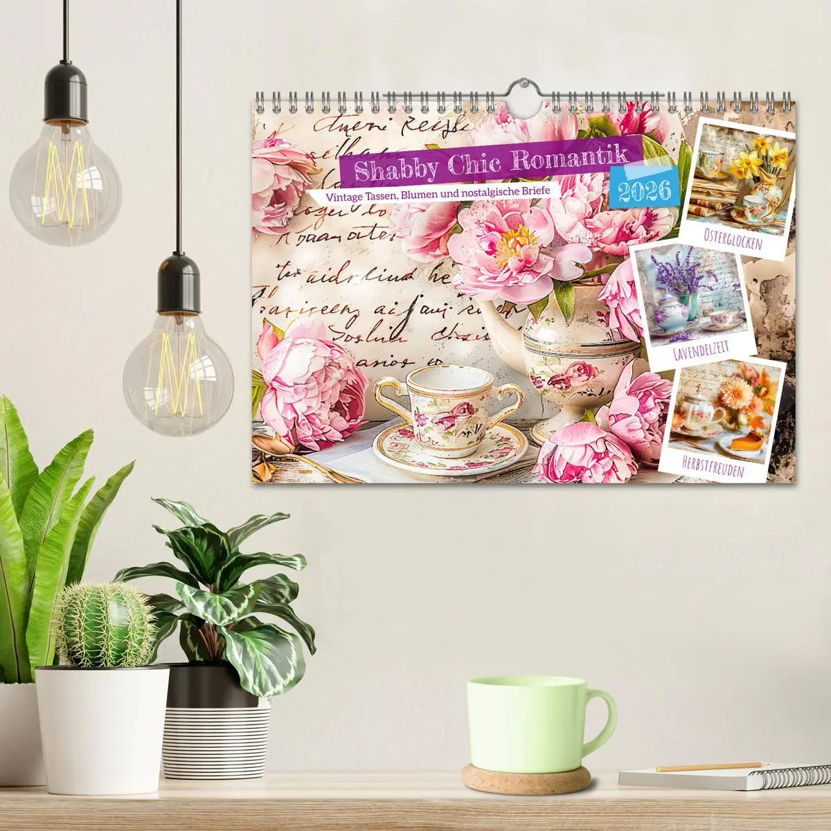 Bild: 9783457319260 | Shabby Chic Romantik - Vintage Tassen, Blumen und nostalgische...