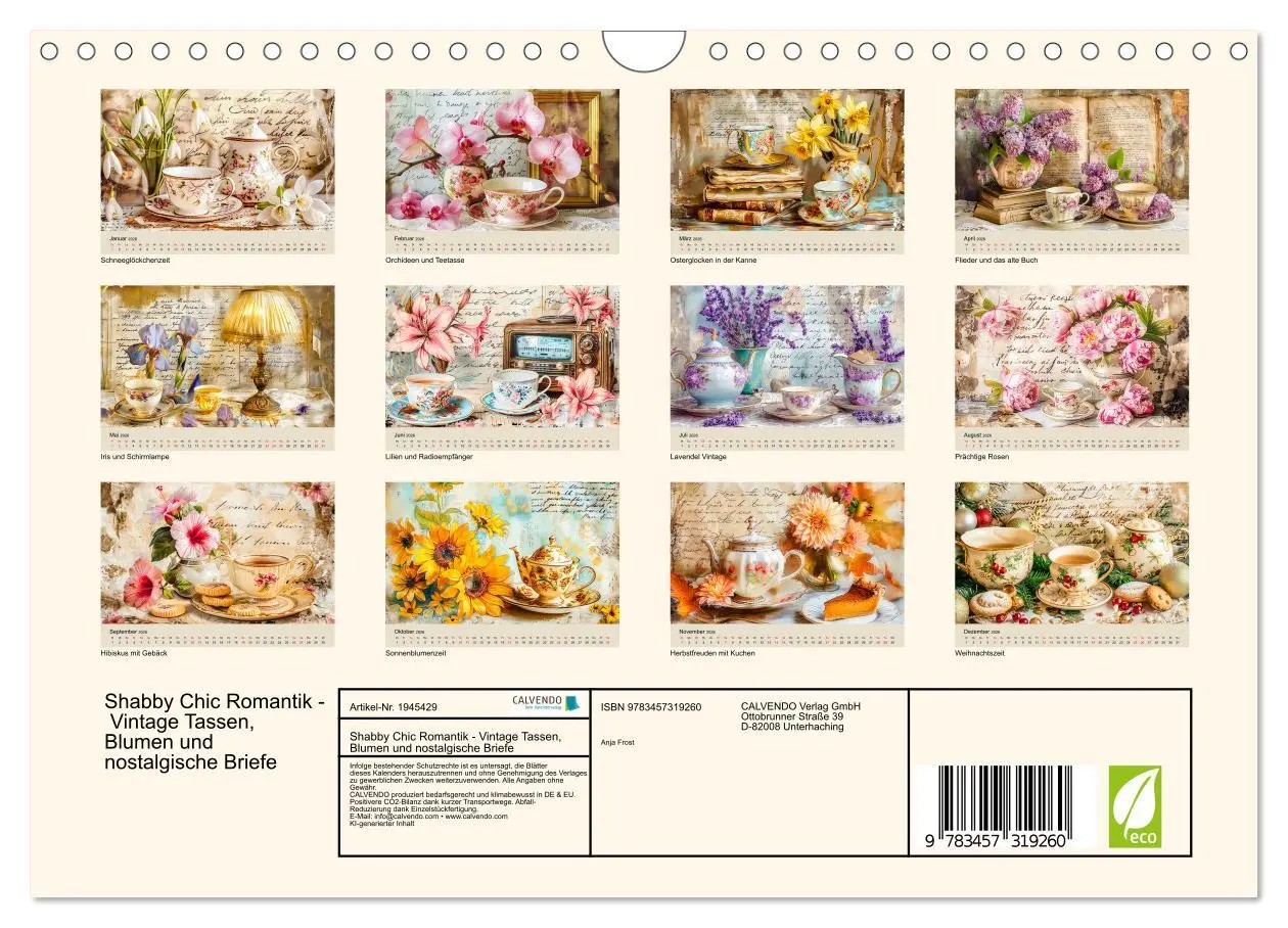 Bild: 9783457319260 | Shabby Chic Romantik - Vintage Tassen, Blumen und nostalgische...