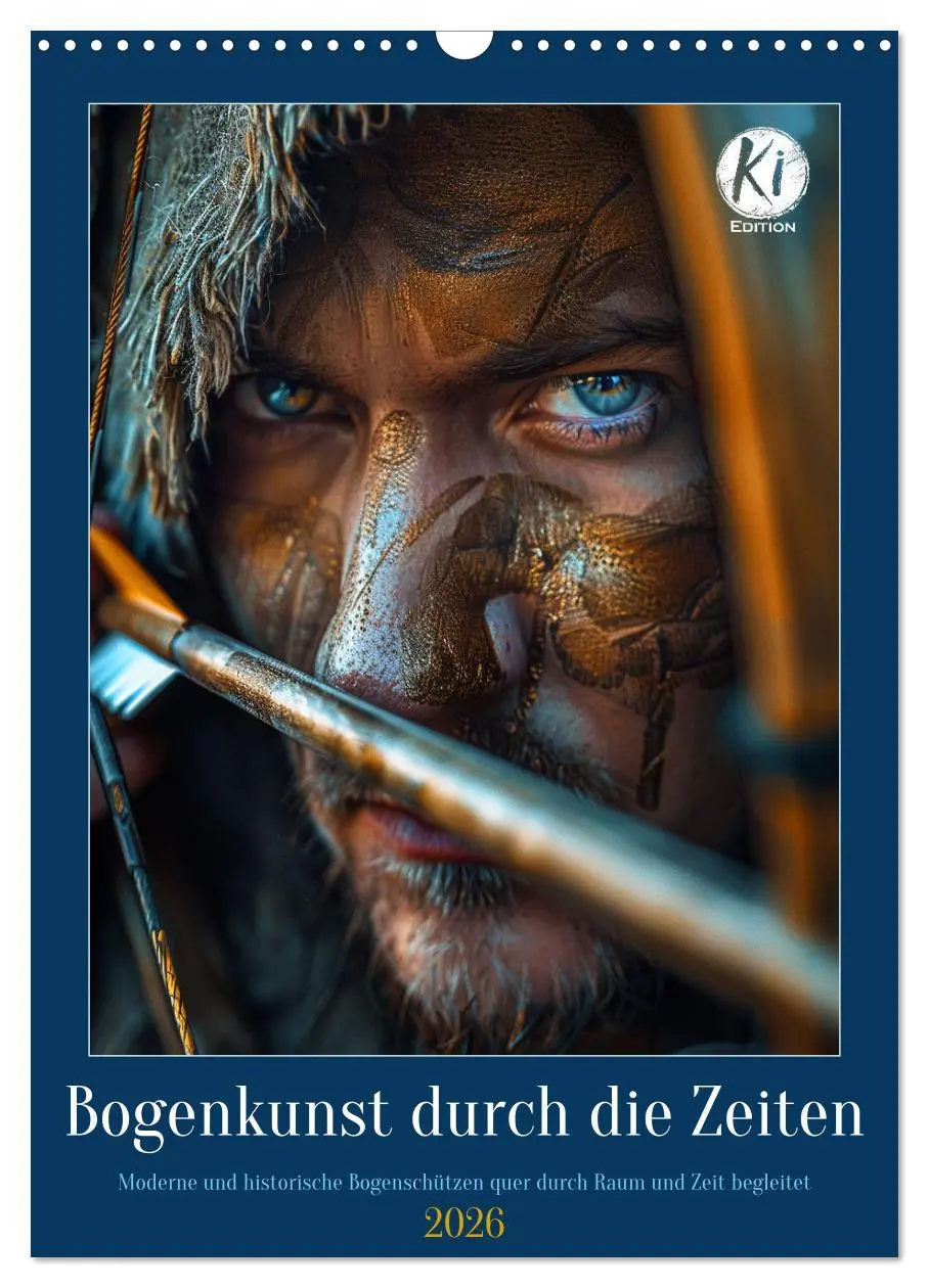 Cover: 9783516269260 | Bogenkunst durch die Zeiten (Wandkalender 2026 DIN A3 hoch),...