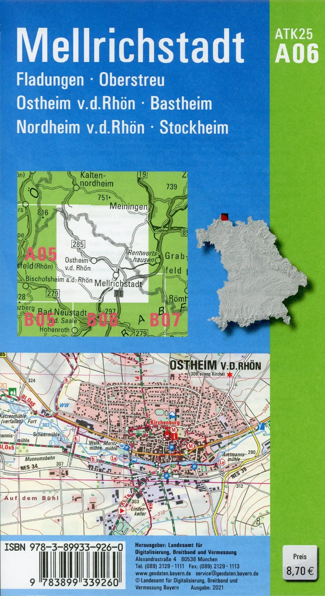 Bild: 9783899339260 | Mellrichstadt 1:25 000 | Digitalisierung | (Land-)Karte | Deutsch