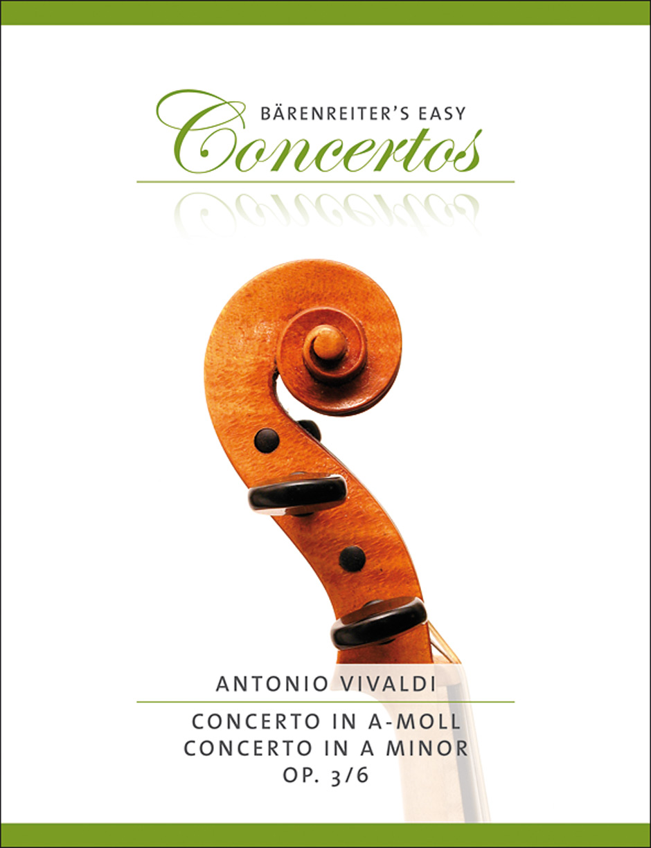 Cover: 9790006539260 | Concerto Op. 3 Nr. 6 | Antonio Vivaldi | Bärenreiter's Easy Concertos
