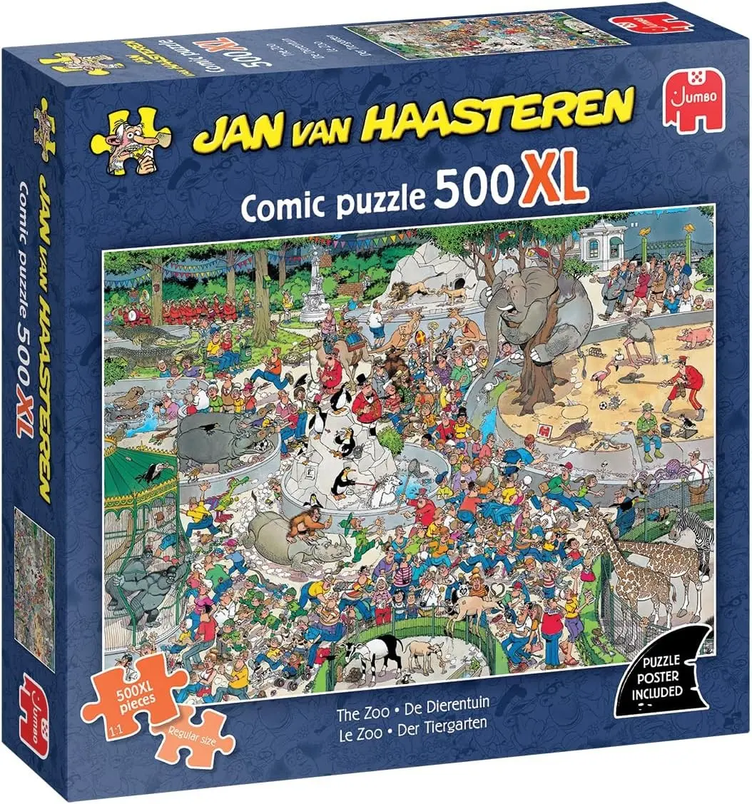 Cover: 8721017609360 | Jan van Haasteren - 500XL - Der Tiergarten - Puzzle | Spiel | Deutsch