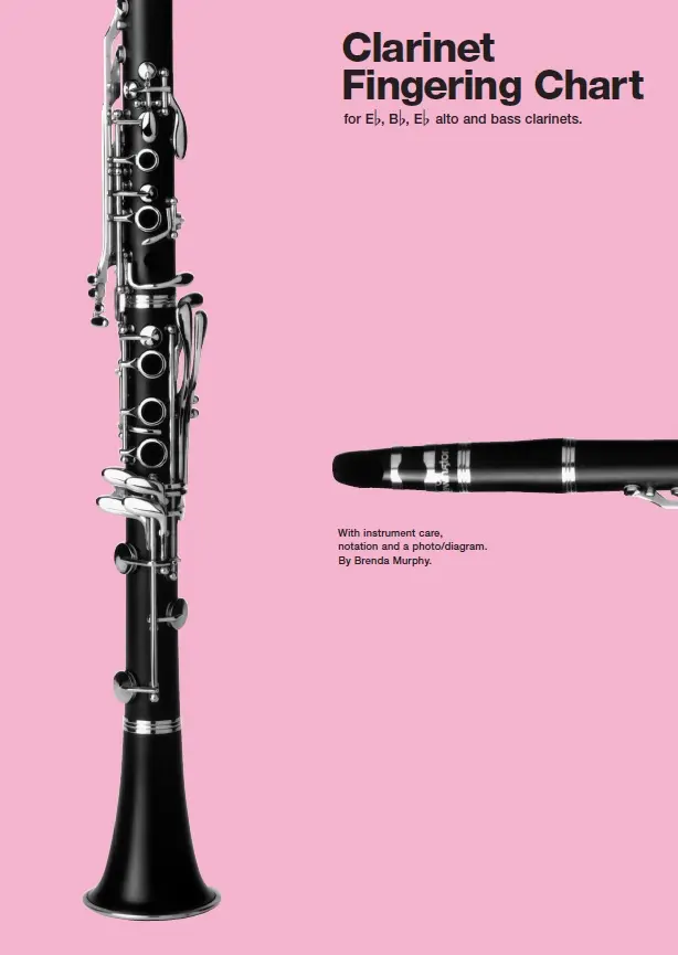 Cover: 9780711969360 | Clarinet Fingering Chart | For Eb, Bb, Eb Alto and Bass Clarinets