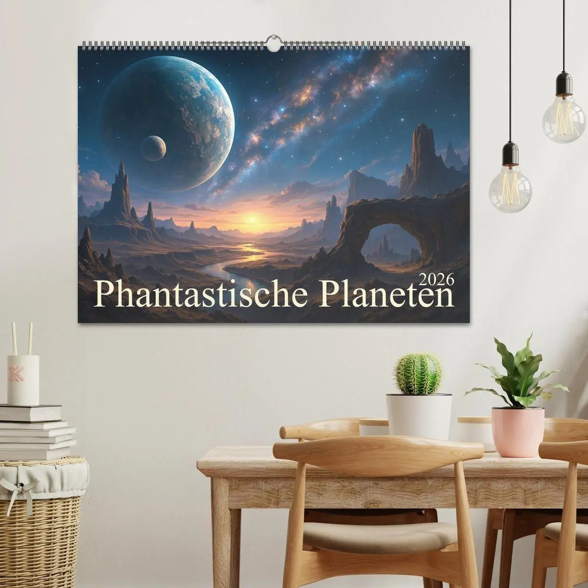 Bild: 9783516639360 | Phantastische Planeten (Wandkalender 2026 DIN A2 quer), CALVENDO...