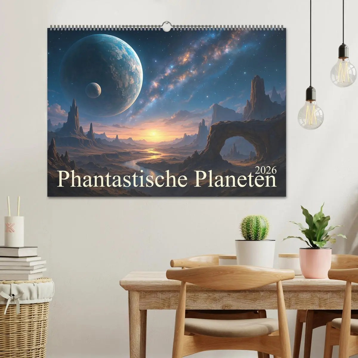Bild: 9783516639360 | Phantastische Planeten (Wandkalender 2026 DIN A2 quer), CALVENDO...