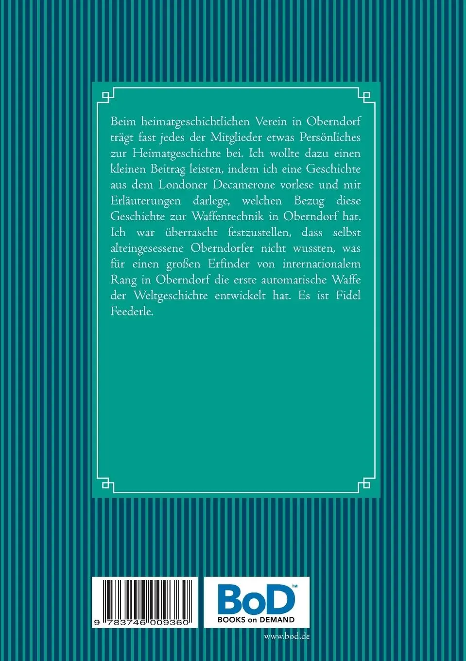Rückseite: 9783746009360 | La pistola Mauser C96 de Churchill | Karl Heinz Landenberger | Buch