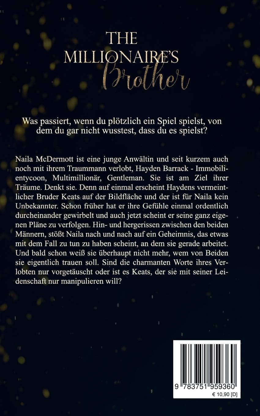 Rückseite: 9783751959360 | The Millionaire's Brother | Bonnie Sharp | Taschenbuch | 348 S. | 2020