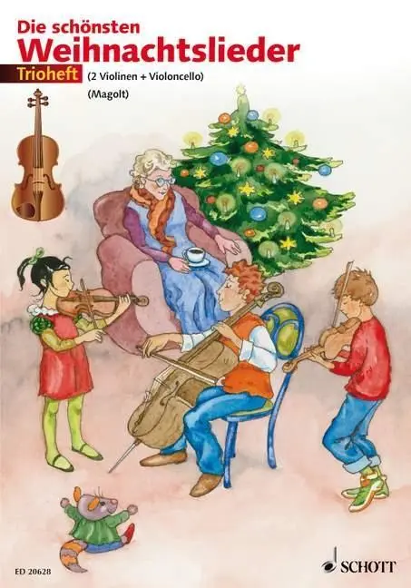 Cover: 9783795759360 | Die schönsten Weihnachtslieder Trioheft | 2 Violinen + Violoncello