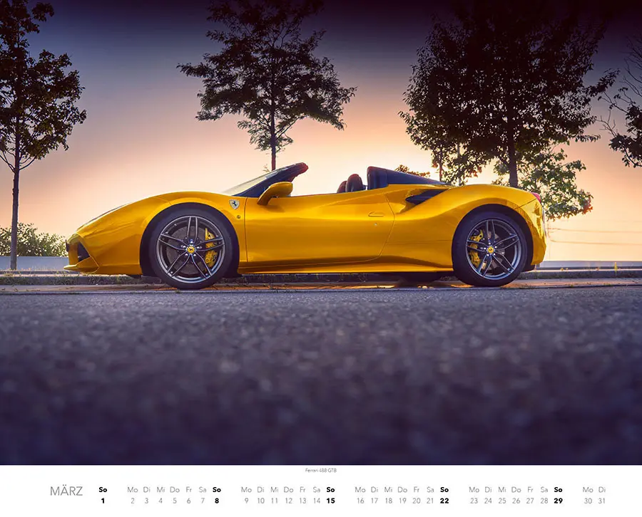 Bild: 9783966649360 | Supercars Kalender 2026 | Constantin Stein | Kalender | 14 S. | 2026