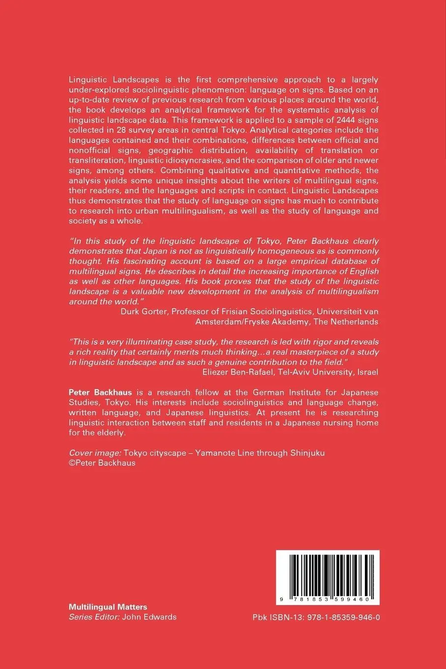 Rückseite: 9781853599460 | Linguistic Landscapes | Peter Backhaus | Taschenbuch | Englisch | 2007