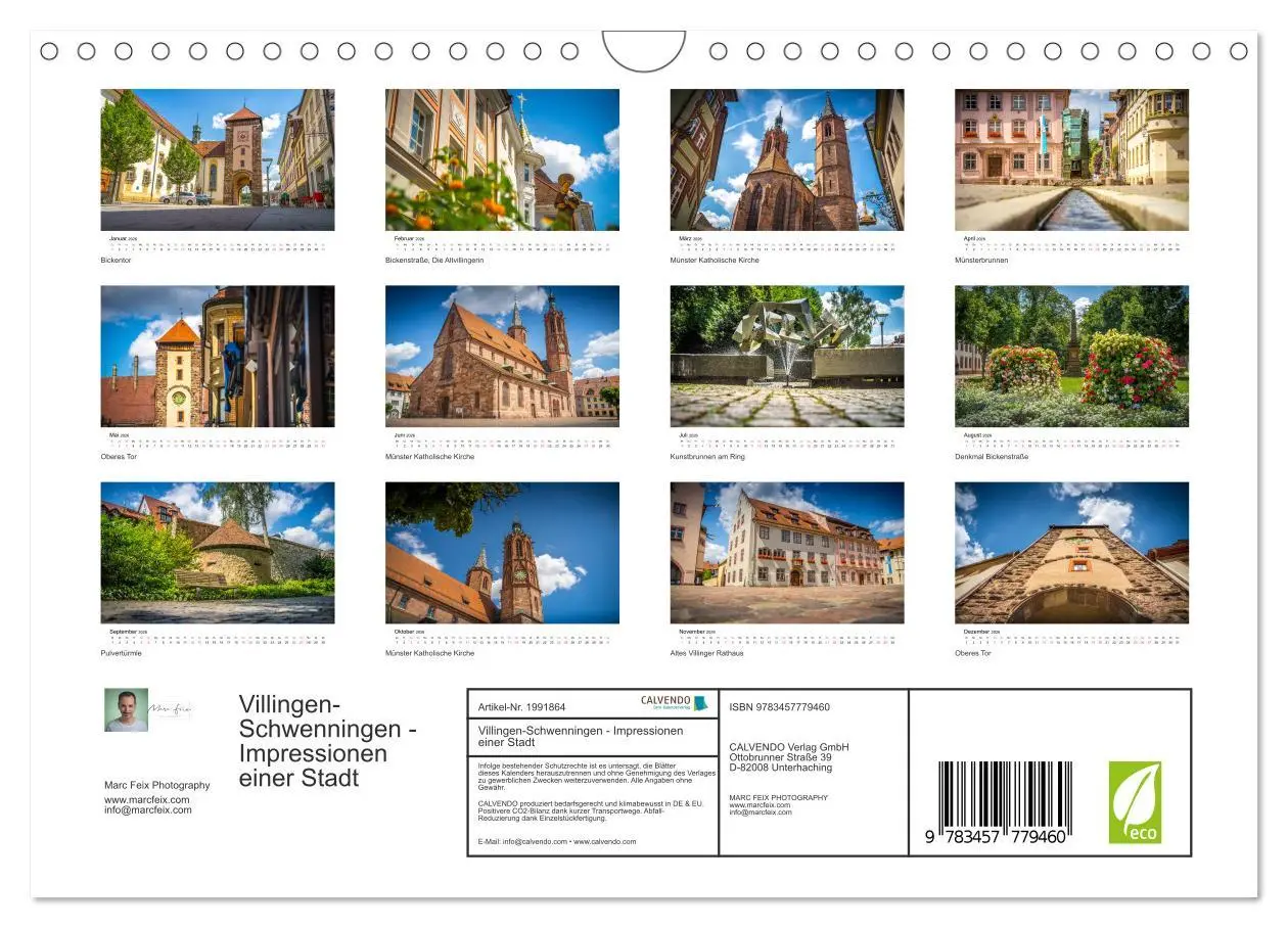 Bild: 9783457779460 | Villingen-Schwenningen - Impressionen einer Stadt (Wandkalender...