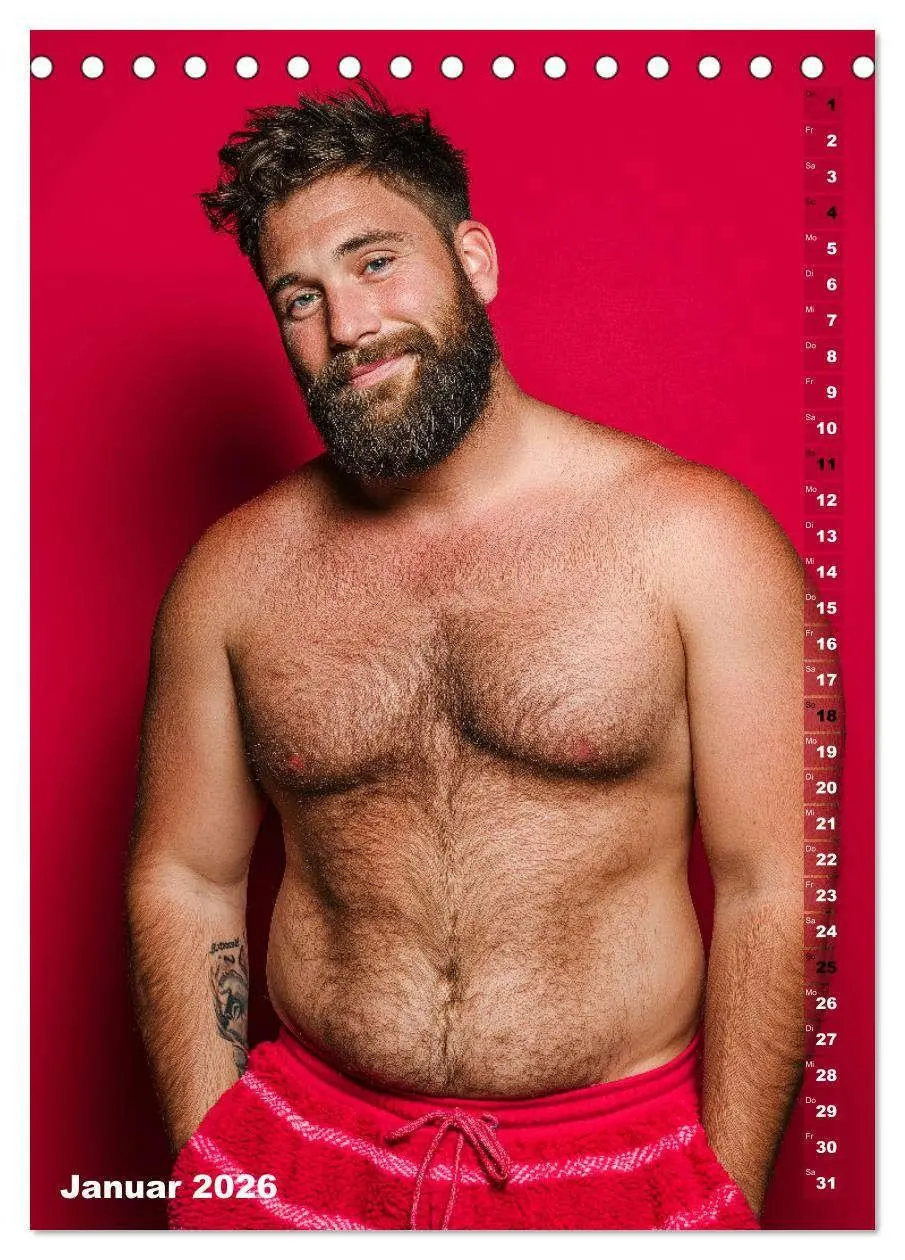 Bild: 9783516629460 | Bärchentyp - Sexy Männerkalender mit Bart, Bierbauch und Charakter...
