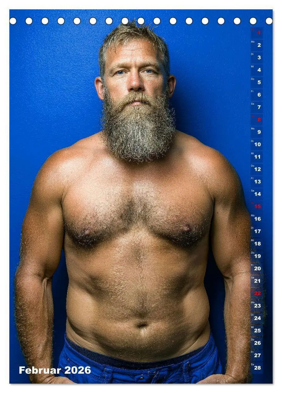Bild: 9783516629460 | Bärchentyp - Sexy Männerkalender mit Bart, Bierbauch und Charakter...