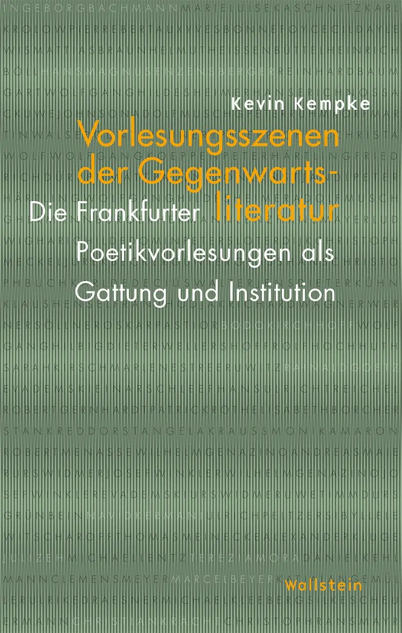 Cover: 9783835339460 | Vorlesungsszenen der Gegenwartsliteratur | Kevin Kempke | Buch | 2021