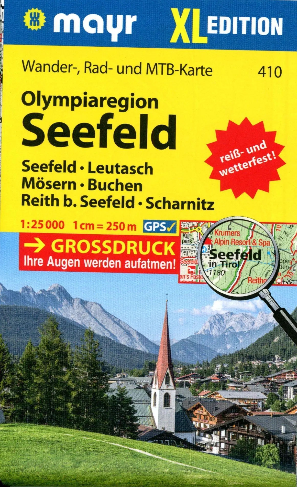 Cover: 9783991219460 | Mayr Wanderkarte Olympiaregion Seefeld XL 1:25.000 | (Land-)Karte