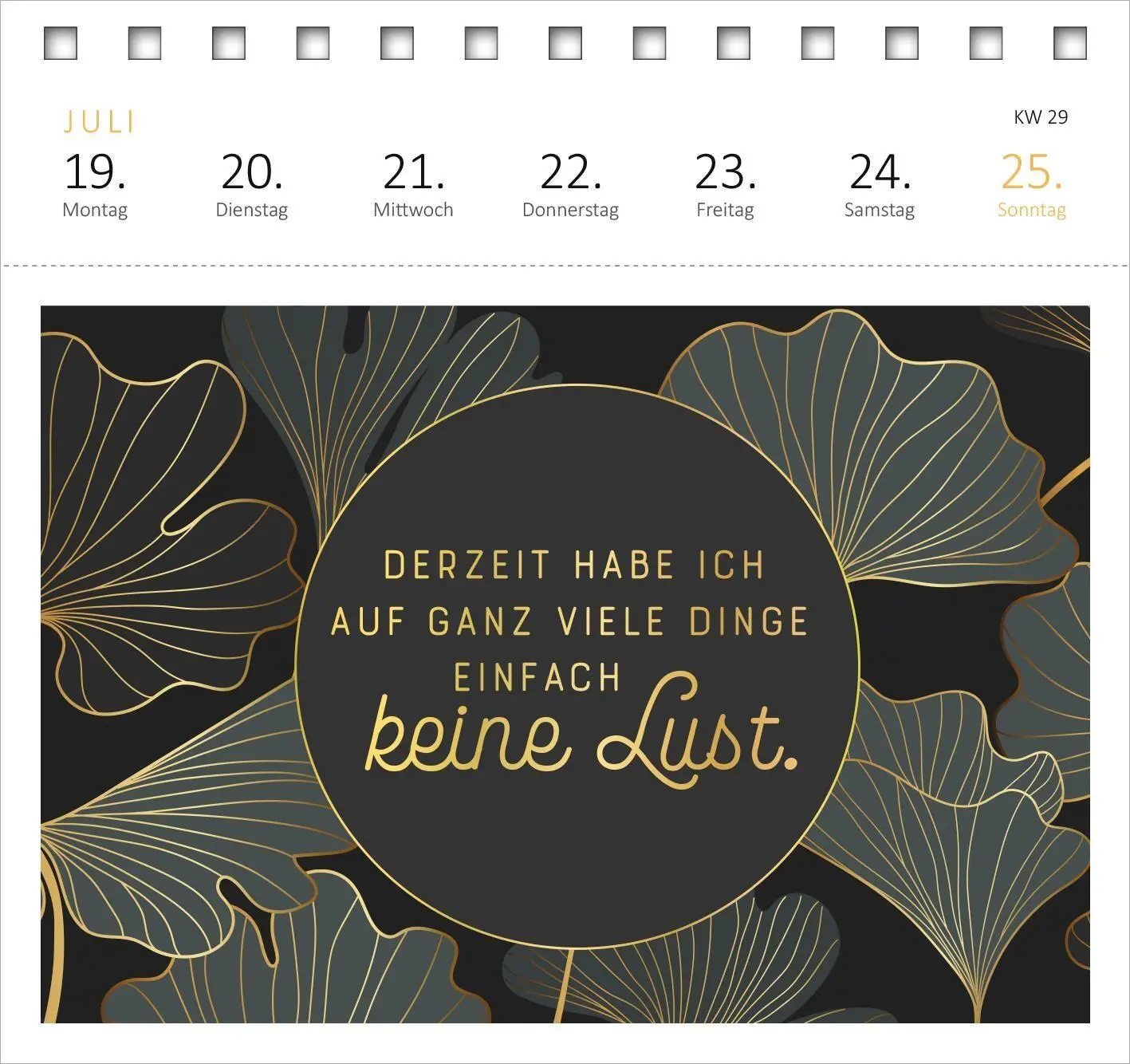 Bild: 4014489139560 | Postkartenkalender Meine Schokoladenseite hab ich aufgegessen. 2027
