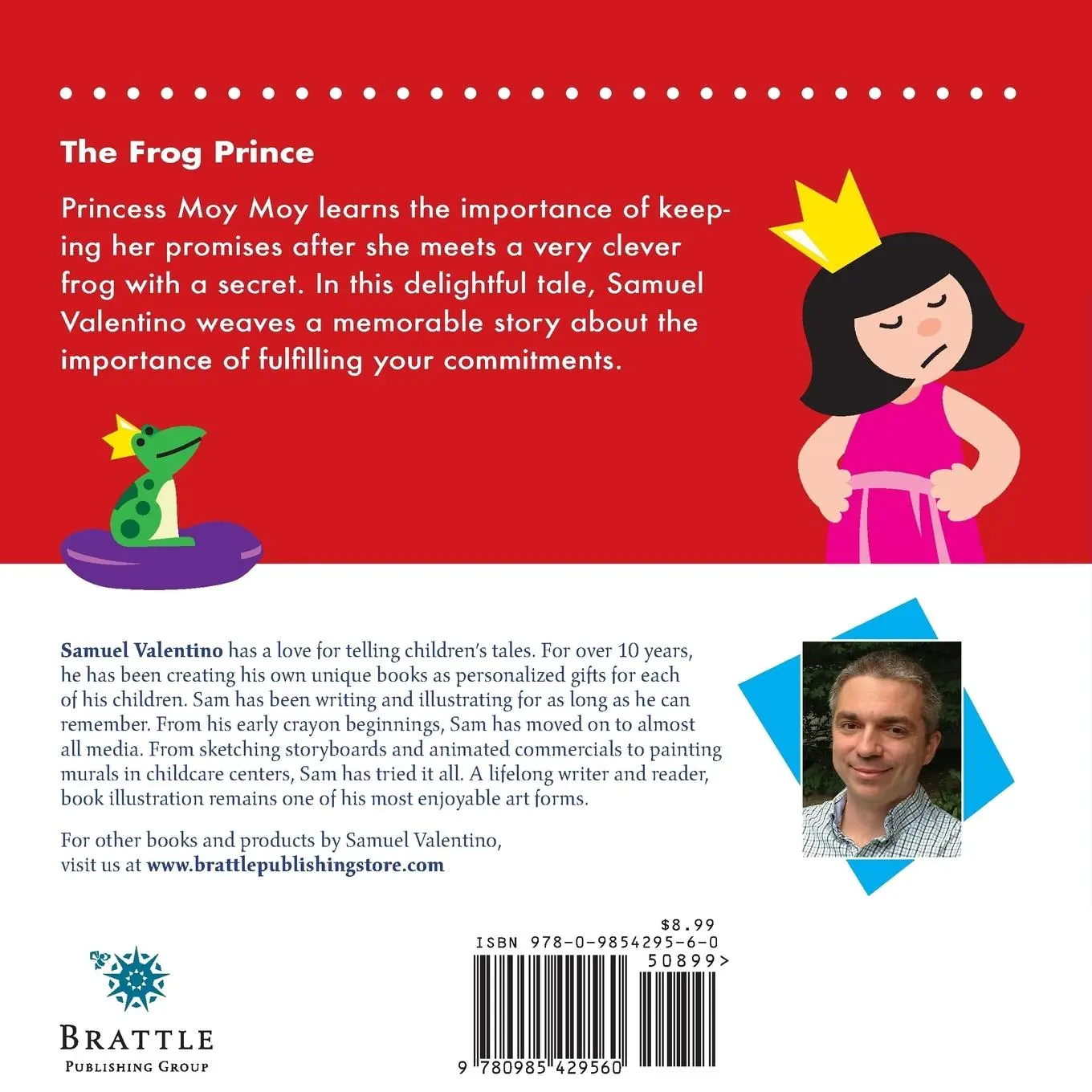 Rückseite: 9780985429560 | The Frog Prince | Samuel Valentino | Taschenbuch | Englisch | 2015