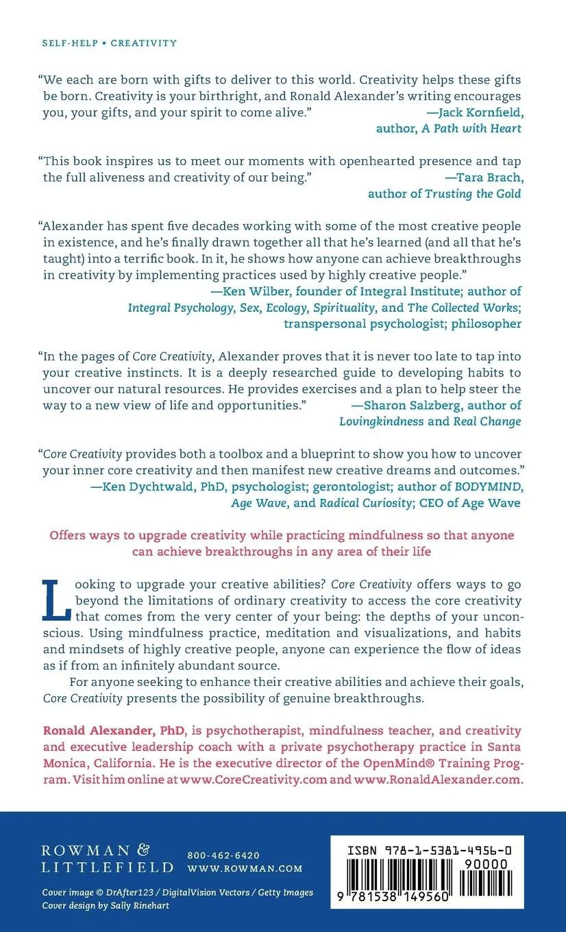 Rückseite: 9781538149560 | Core Creativity | The Mindful Way to Unlock Your Creative Self | Buch
