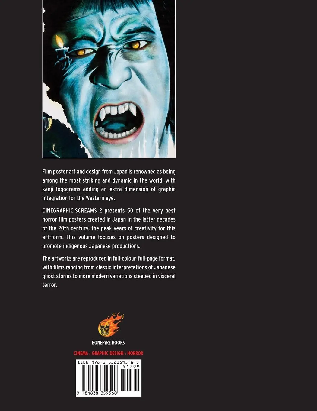 Rückseite: 9781838359560 | CINEGRAPHIC SCREAMS 2 | 50 Japanese Horror Film Posters | Kobayashi