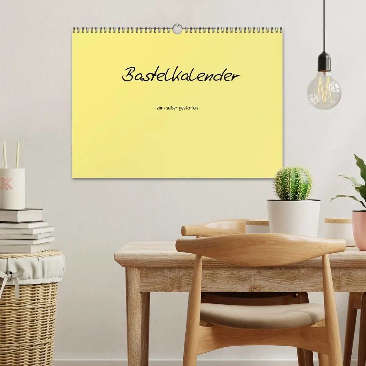 Bild: 9783516169560 | Bastelkalender - Gelb (Wandkalender 2026 DIN A3 quer), CALVENDO...