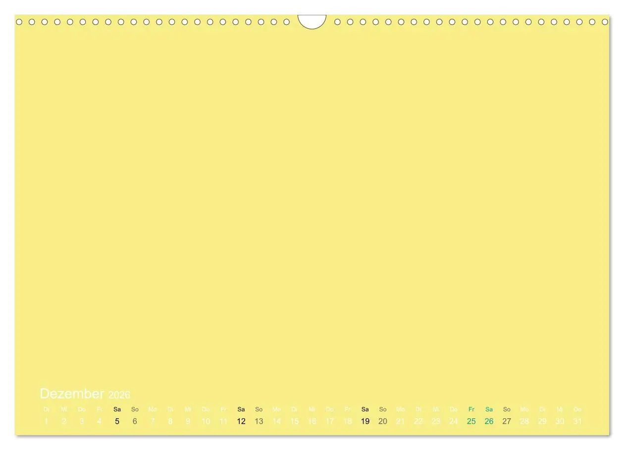 Bild: 9783516169560 | Bastelkalender - Gelb (Wandkalender 2026 DIN A3 quer), CALVENDO...