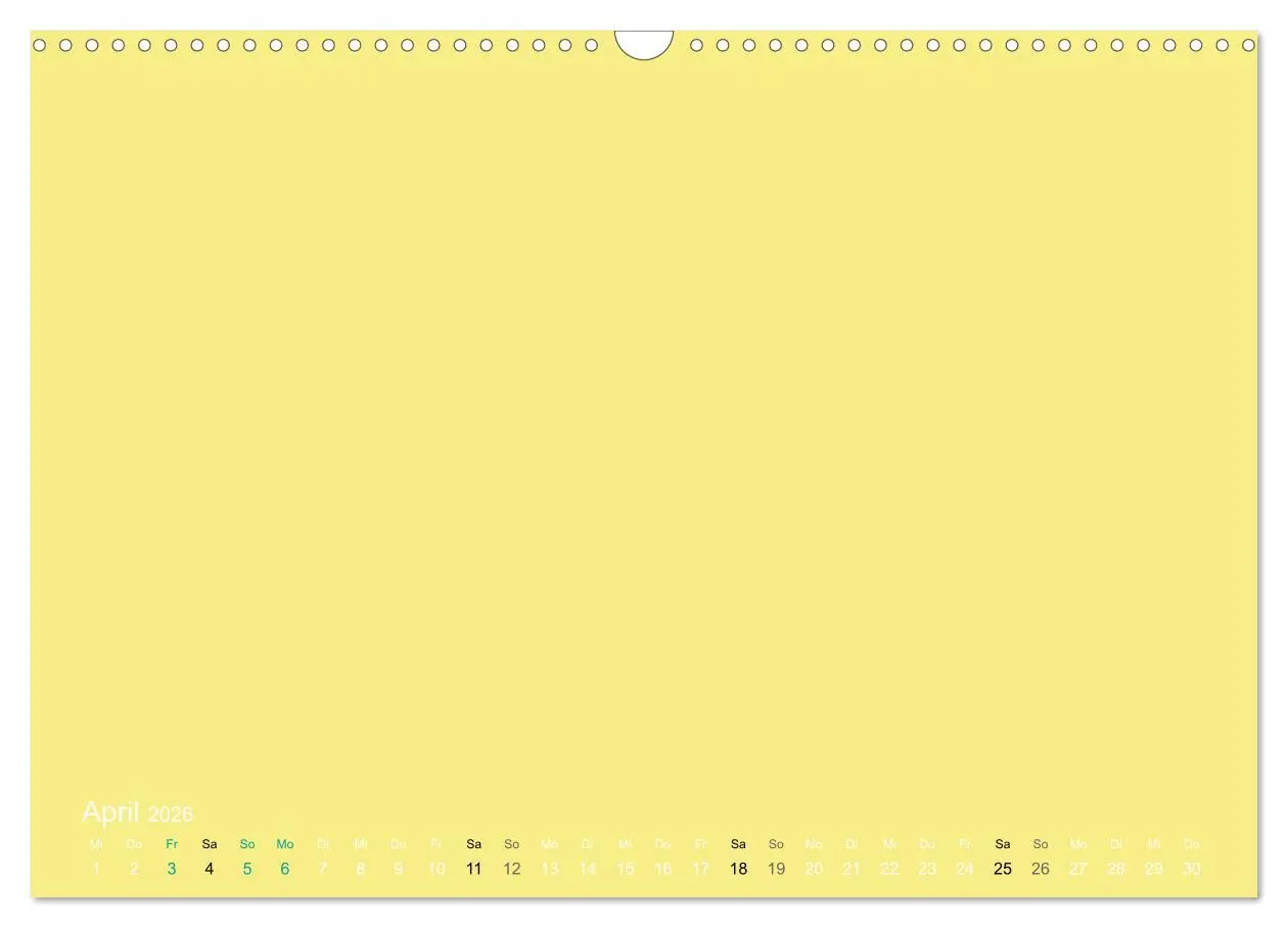 Bild: 9783516169560 | Bastelkalender - Gelb (Wandkalender 2026 DIN A3 quer), CALVENDO...