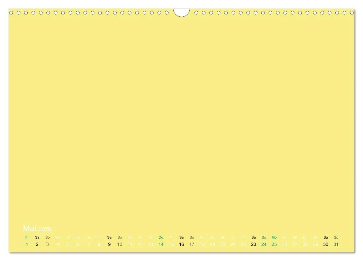 Bild: 9783516169560 | Bastelkalender - Gelb (Wandkalender 2026 DIN A3 quer), CALVENDO...