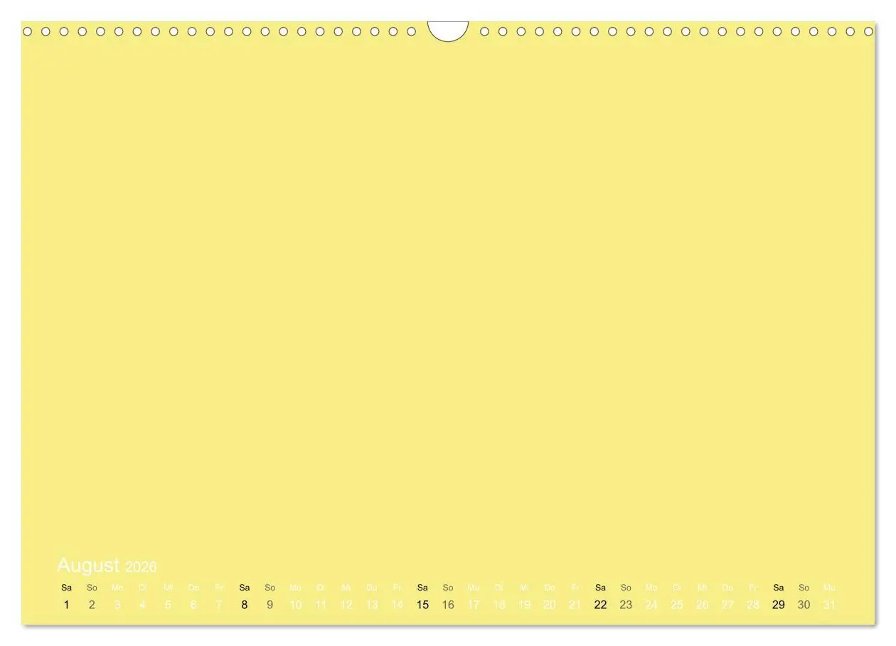Bild: 9783516169560 | Bastelkalender - Gelb (Wandkalender 2026 DIN A3 quer), CALVENDO...