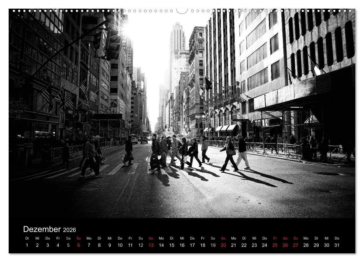 Bild: 9783516239560 | New York 2026 (Wandkalender 2026 DIN A2 quer), CALVENDO Monatskalender