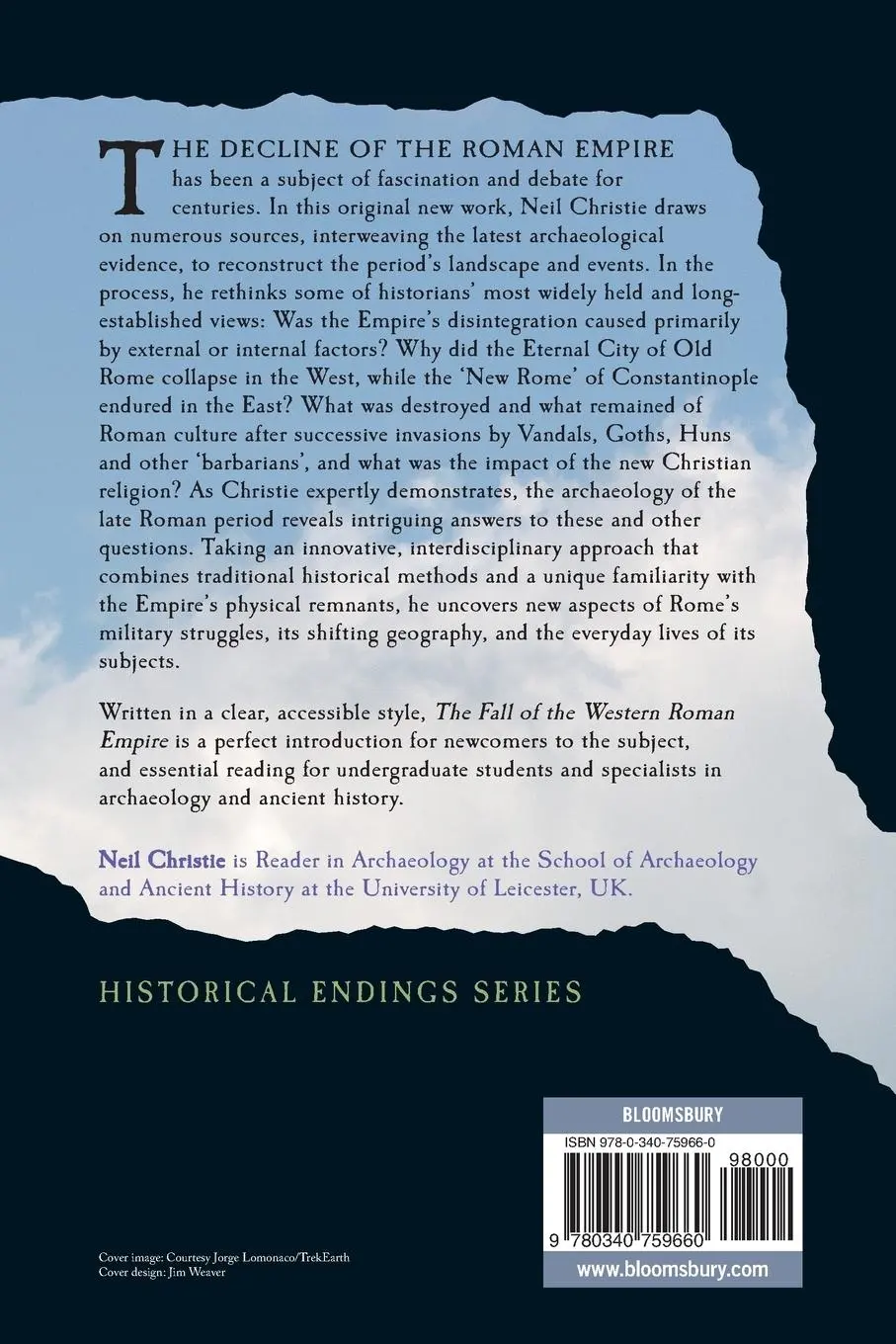 Rückseite: 9780340759660 | The Fall of the Western Roman Empire | Neil Christie | Taschenbuch