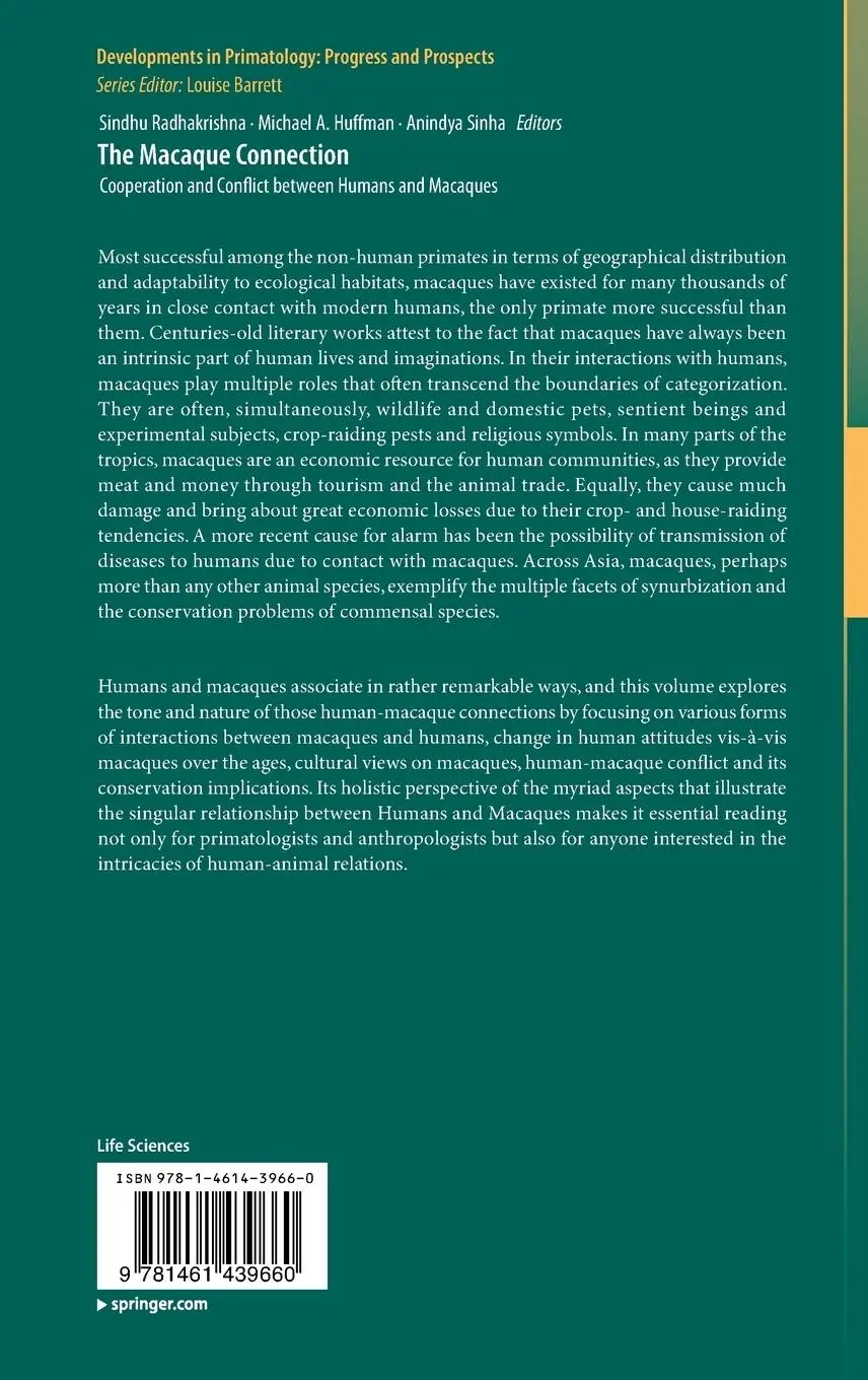 Rückseite: 9781461439660 | The Macaque Connection | Sindhu Radhakrishna (u. a.) | Buch | xii