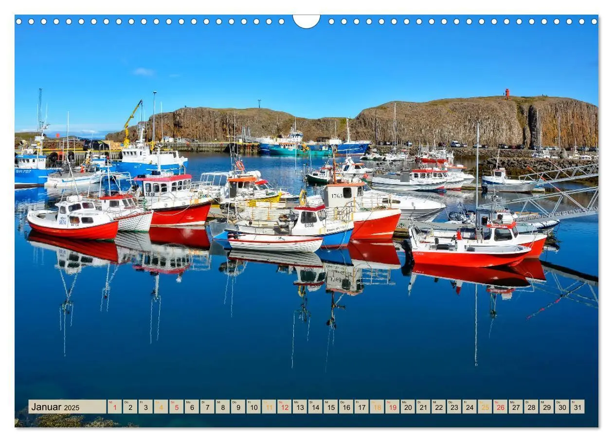 Bild: 9783435429660 | Schöne Häfen zwischen Island und Barbados (Wandkalender 2025 DIN A3...