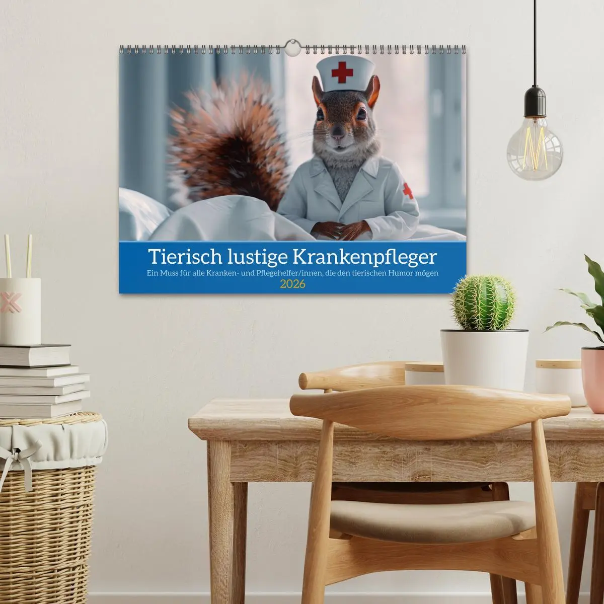 Bild: 9783457379660 | Tierisch lustige Krankenpfleger (Wandkalender 2026 DIN A3 quer),...