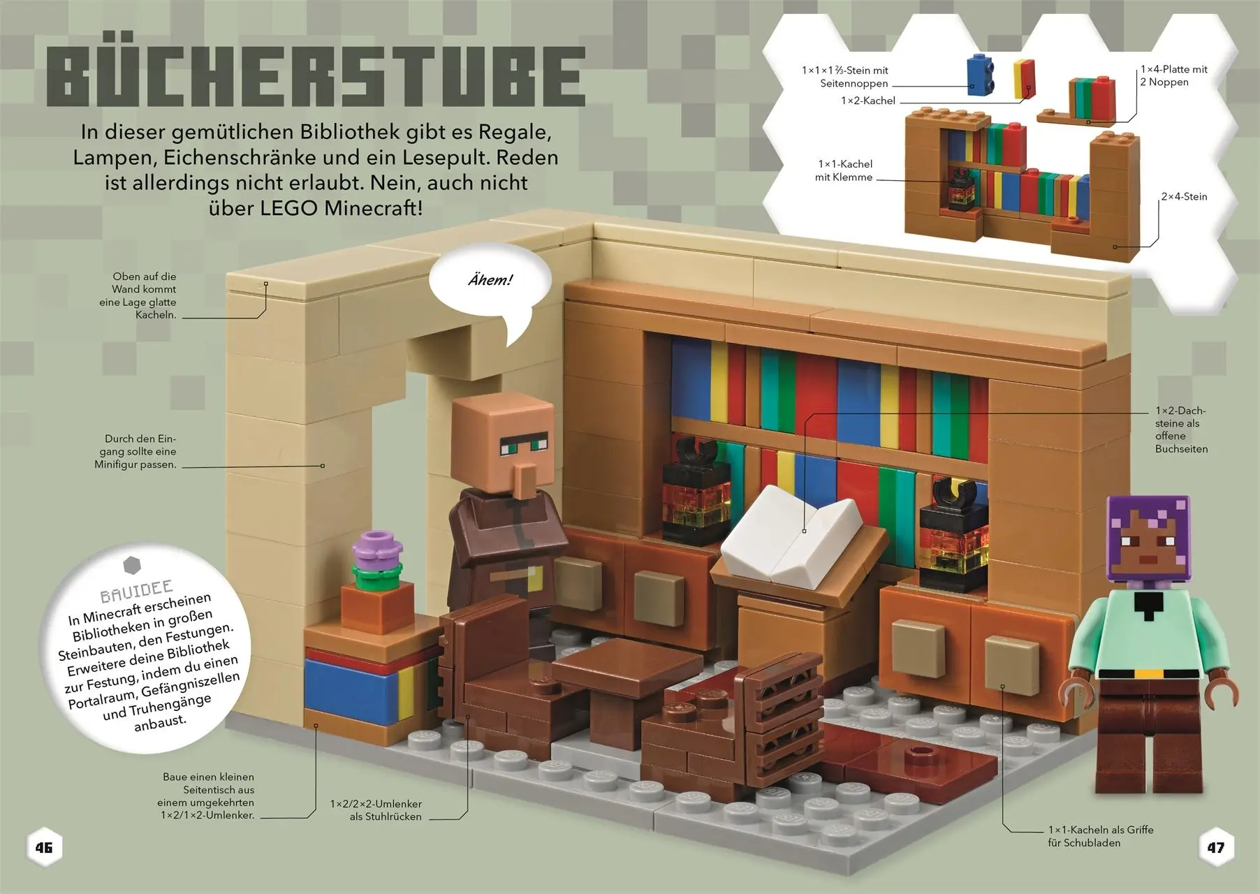 Bild: 9783831049660 | LEGO® Minecraft® Ideen | Shari Last | Buch | 80 S. | Deutsch | 2024