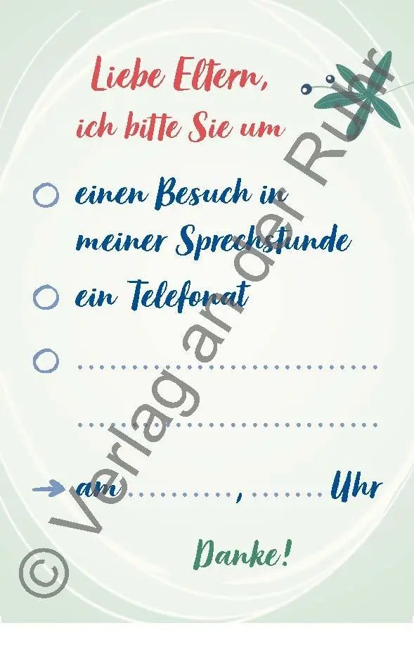 Bild: 9783834639660 | Meine Haftnotizen für schnelle Infos an Eltern live - love - teach