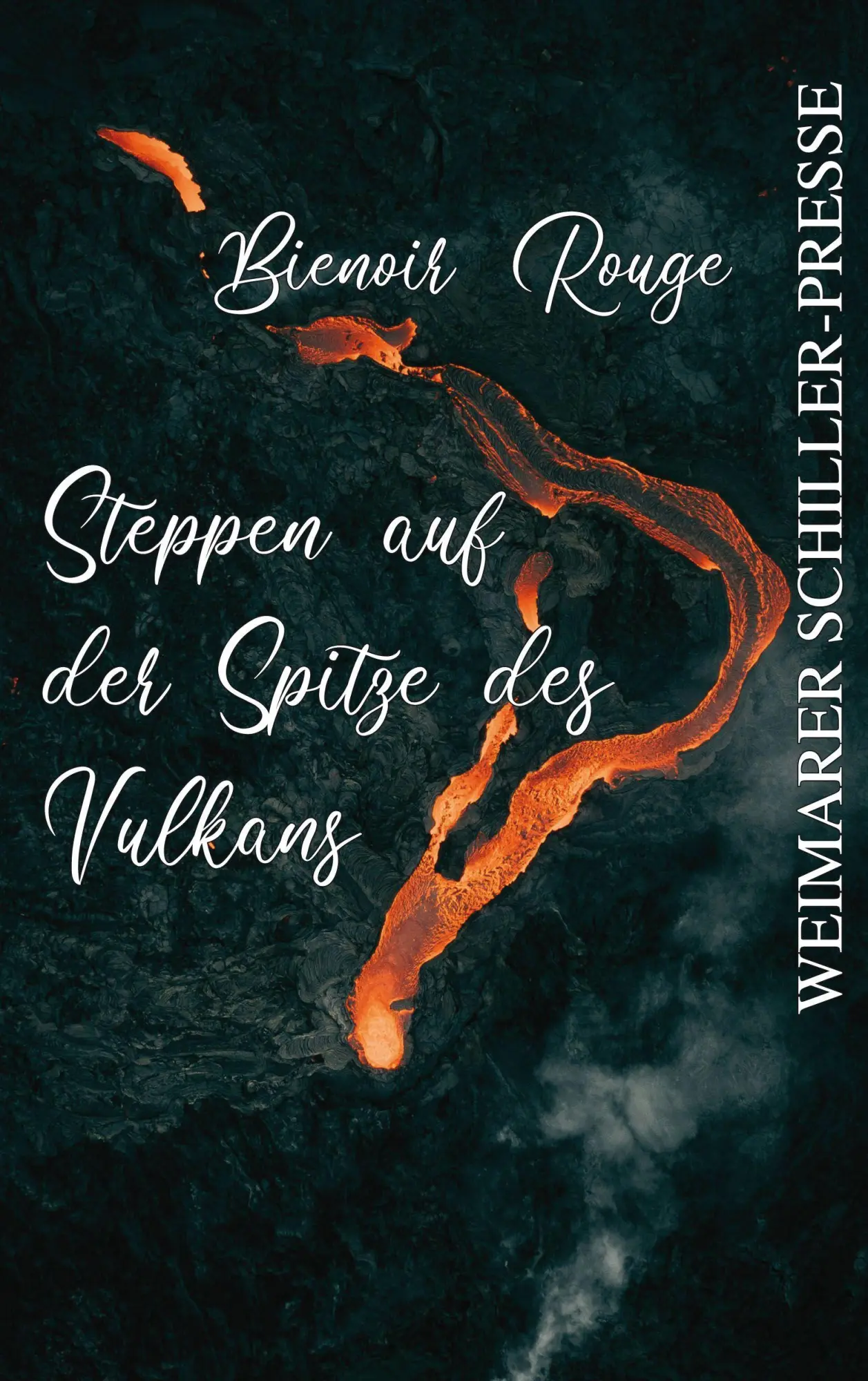 Steppen auf der Spitze des Vulkans