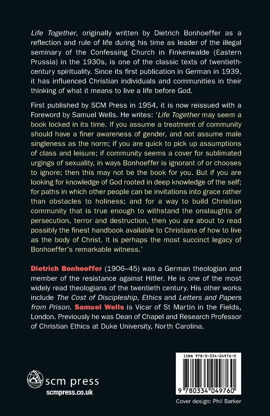 Rückseite: 9780334049760 | Life Together New Edition | Dietrich Bonhoeffer | Taschenbuch | 2015