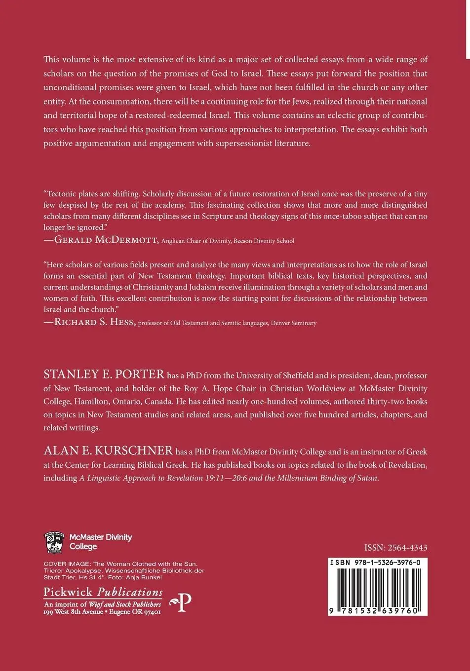 Rückseite: 9781532639760 | The Future Restoration of Israel | Stanley E. Porter (u. a.) | Buch